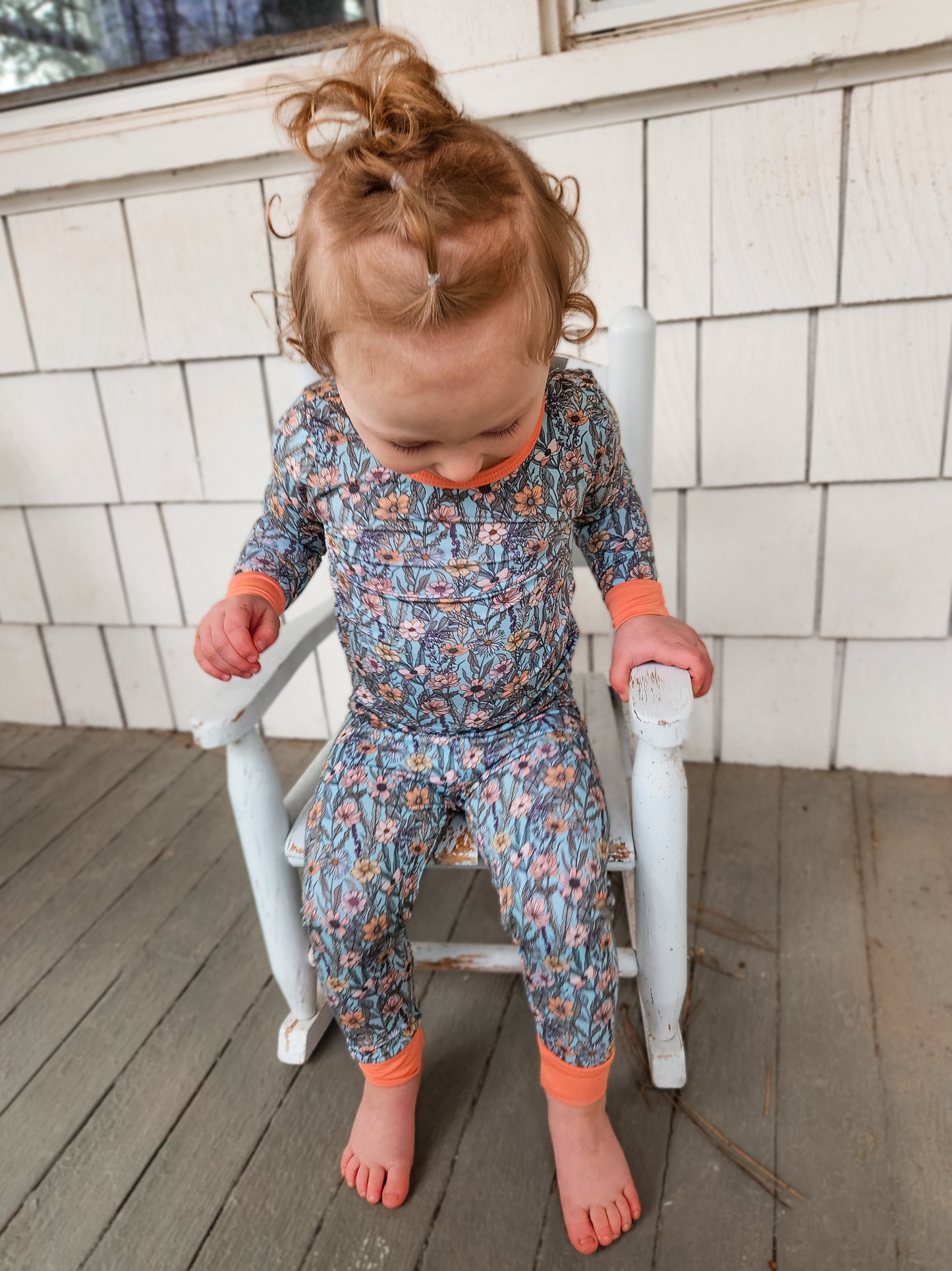 Spring Wildflowers Bamboo Two piece Pajamas