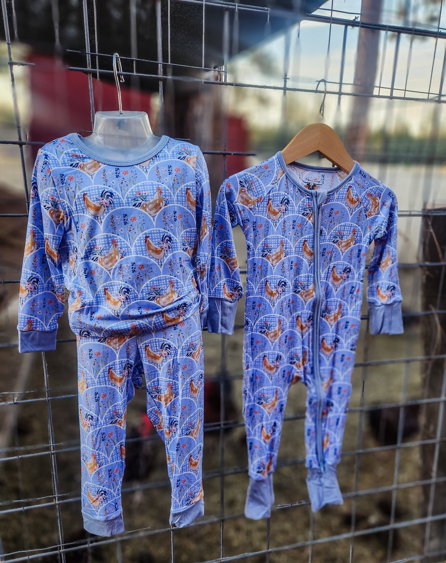 Cottage Chicken Bamboo Two Piece Pajamas