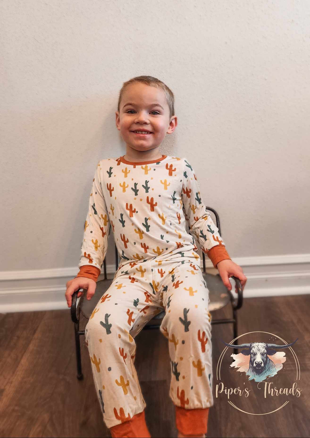 Cactus Bamboo Two Piece Pajamas