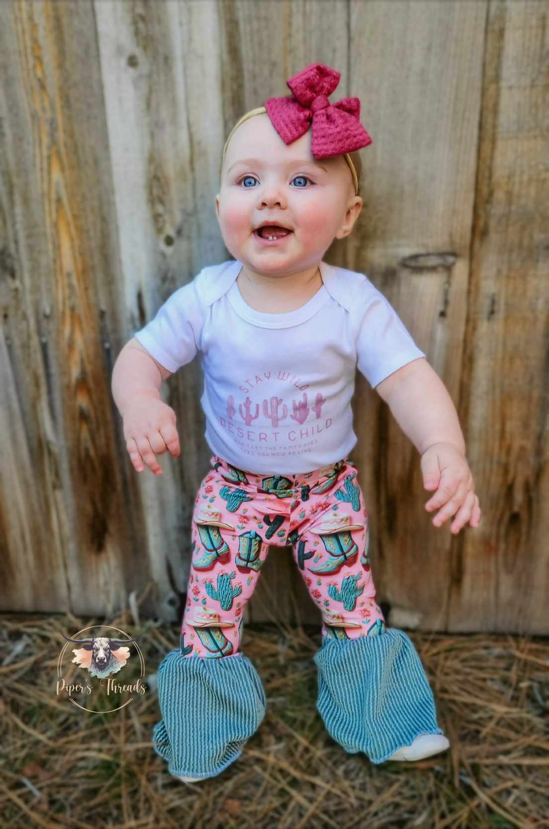 Pink Stay Wild Desert Child Shirt