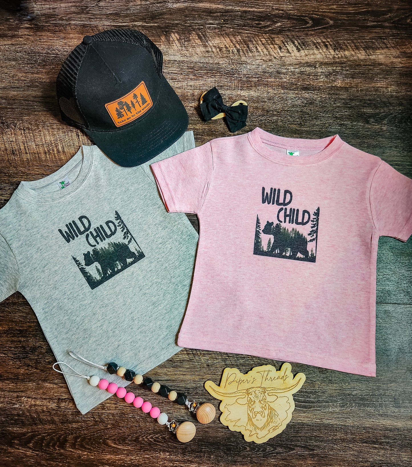 Grey Wild Child Shirt