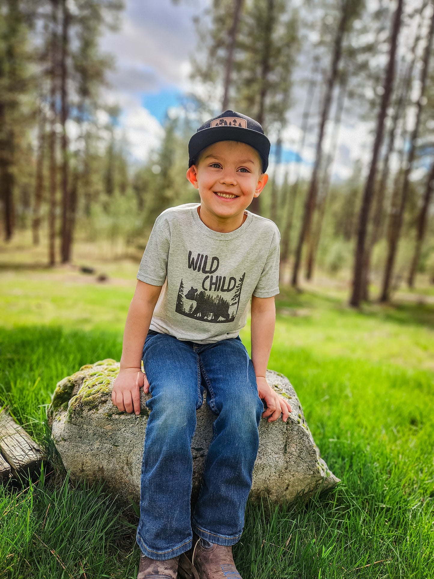 Grey Wild Child Shirt