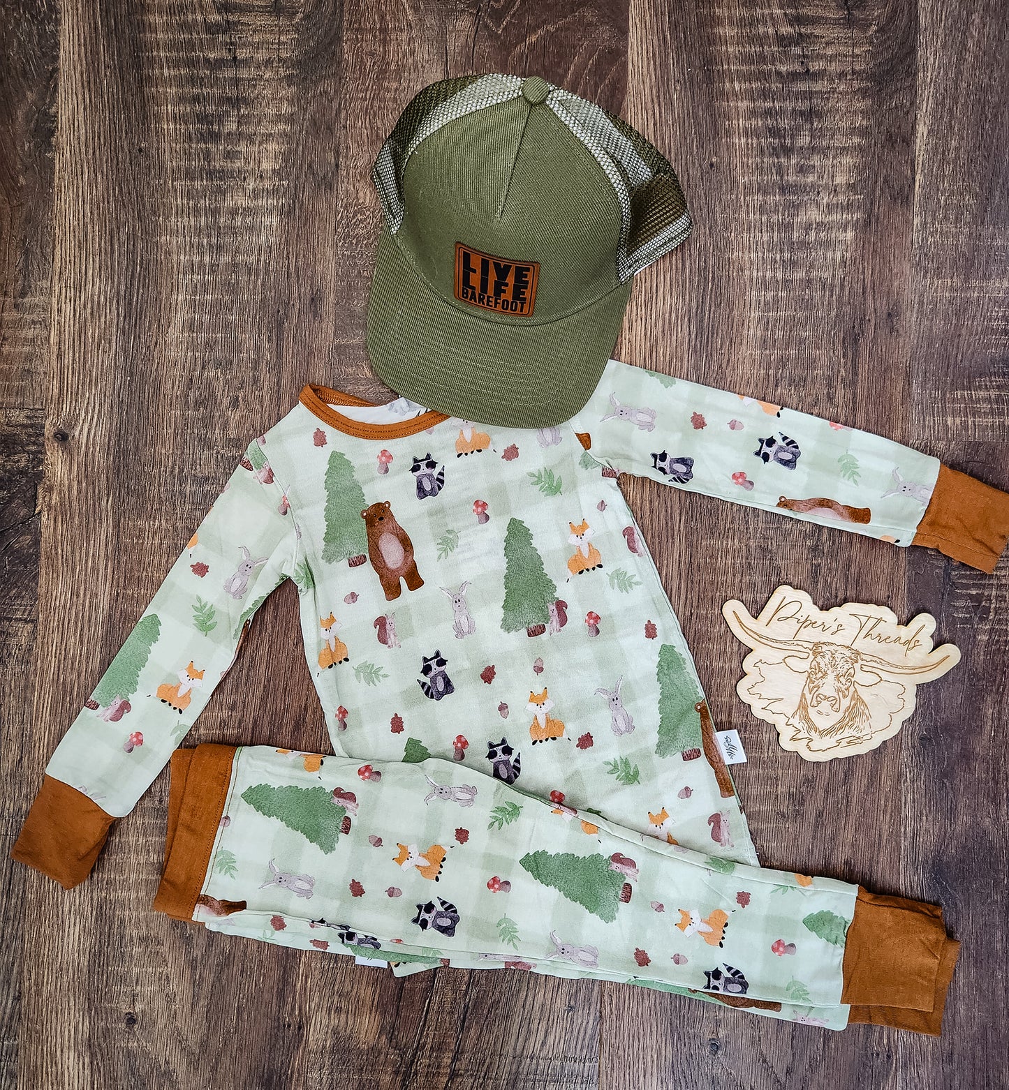 Wilderness Bamboo Two Piece Pajamas