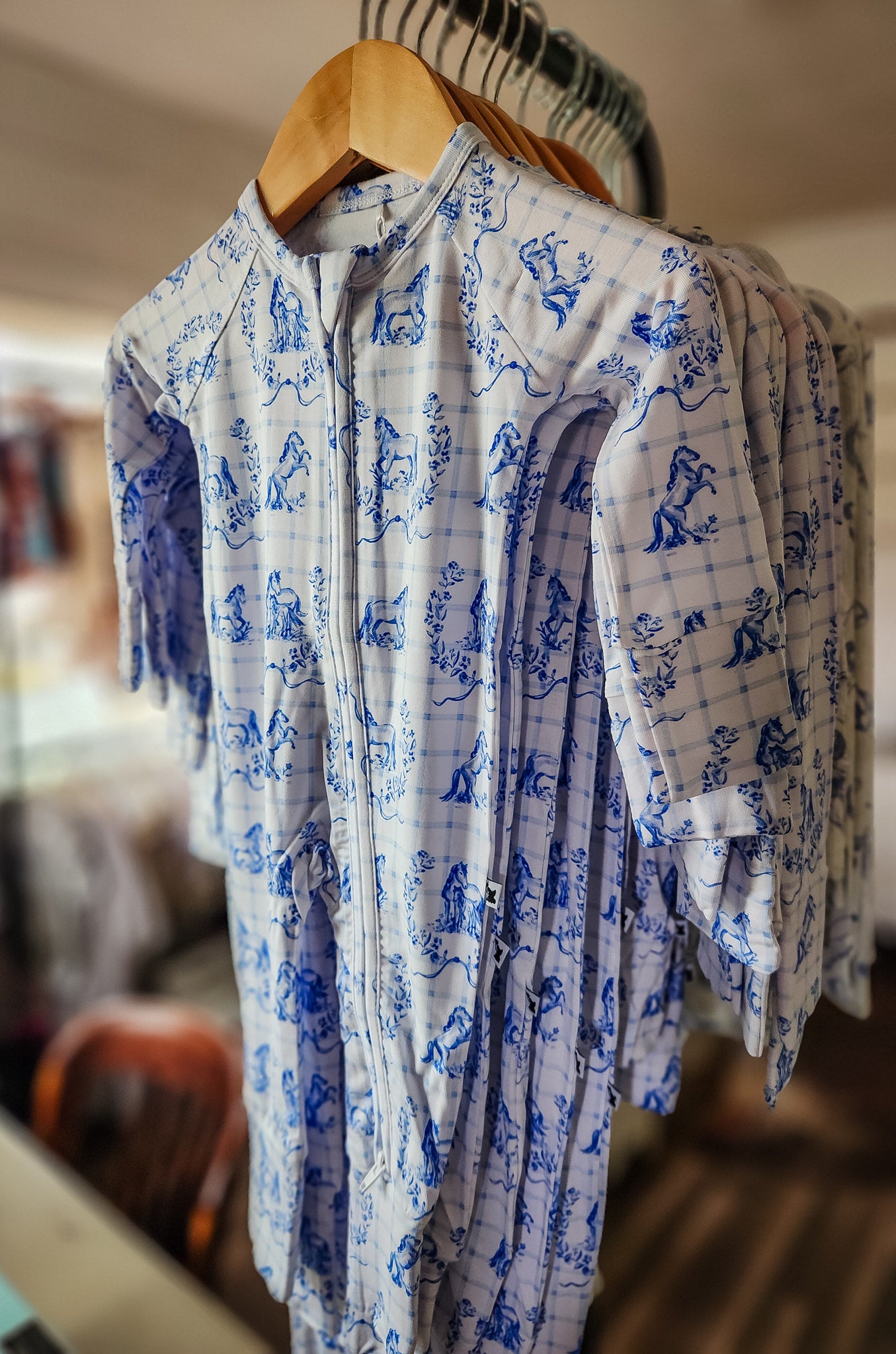 Blue Pony Club Bamboo Romper Pajamas