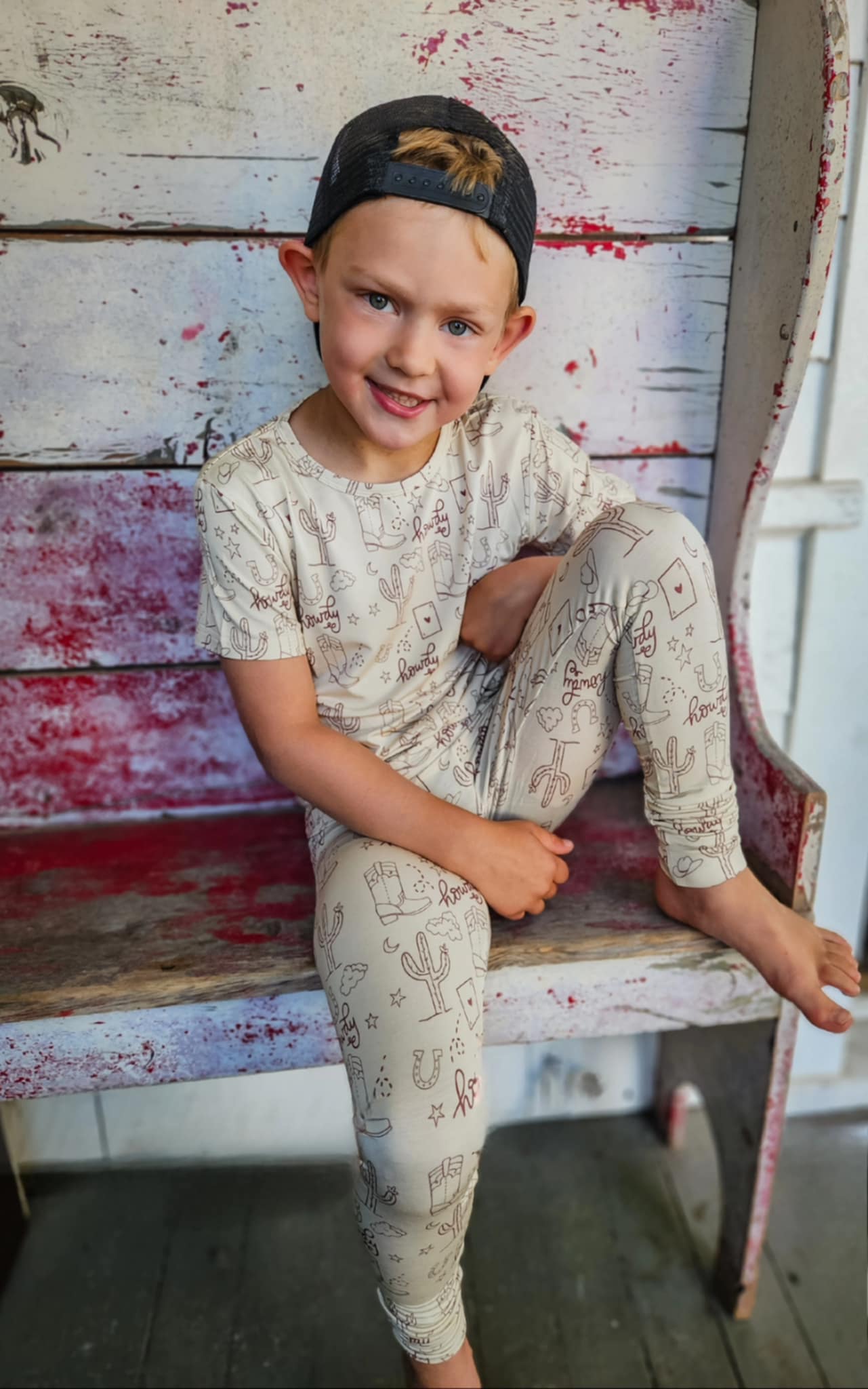 Saddle Up Bamboo Two Piece Pajamas
