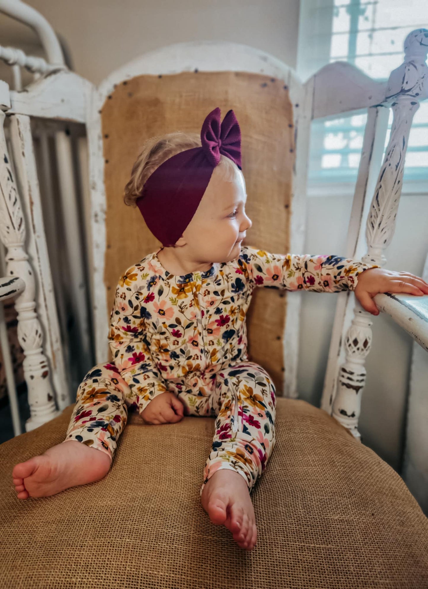 Willows Wildflowers Bamboo Romper Pajamas