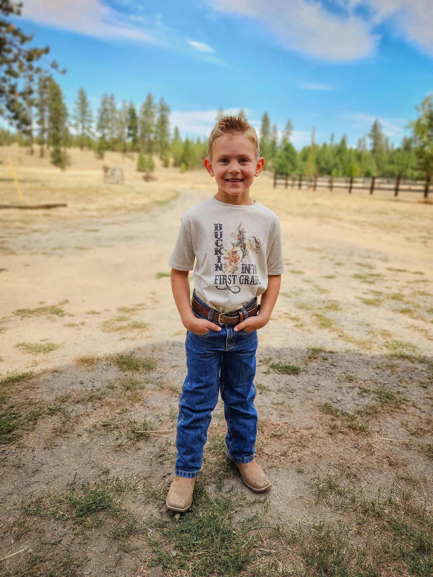 Pre-Order Custom Buckin into Grade Shirt