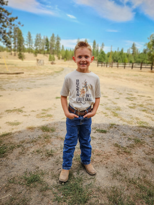 Pre-Order Custom Buckin into Grade Shirt