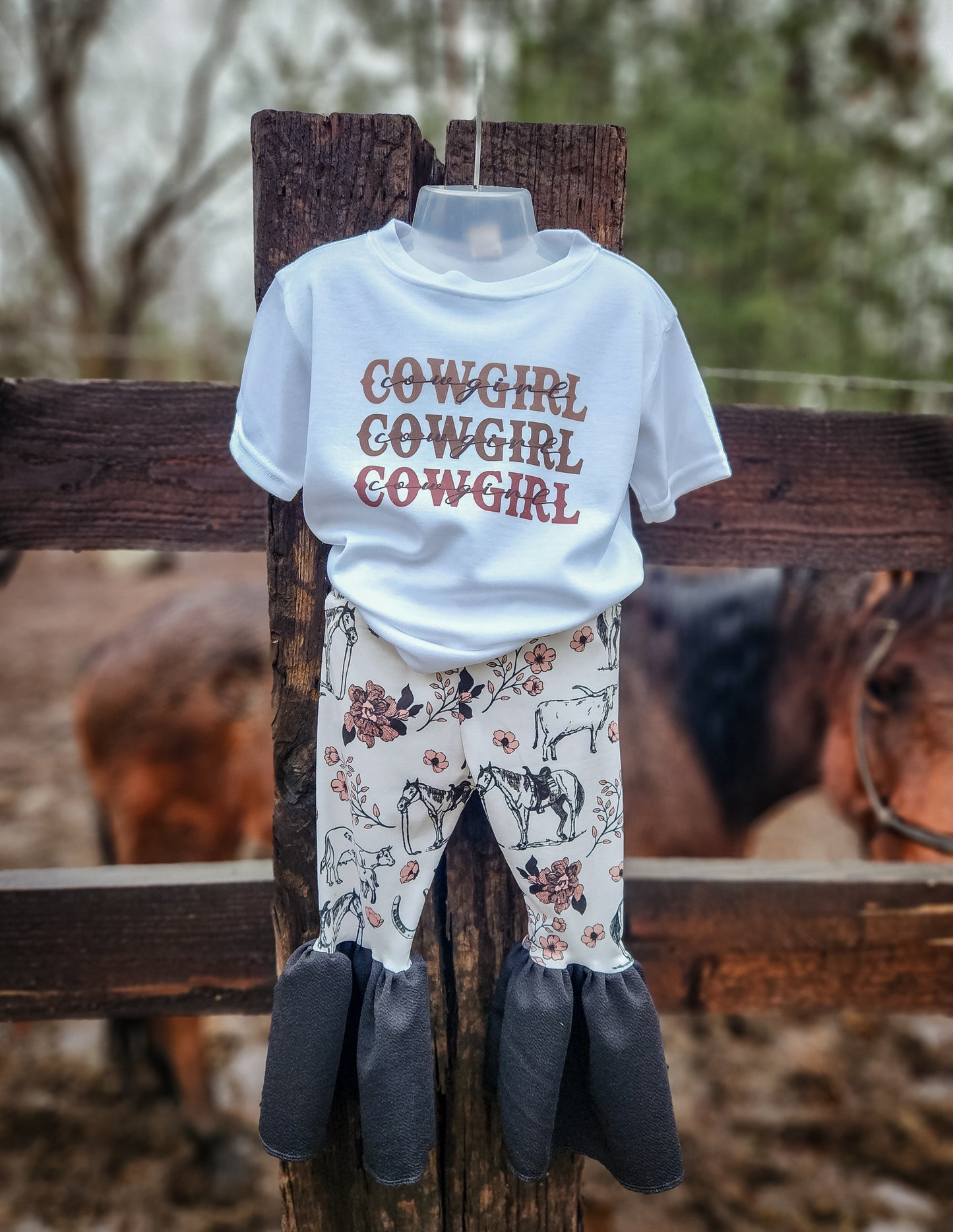 Cowgirl Collage Bells