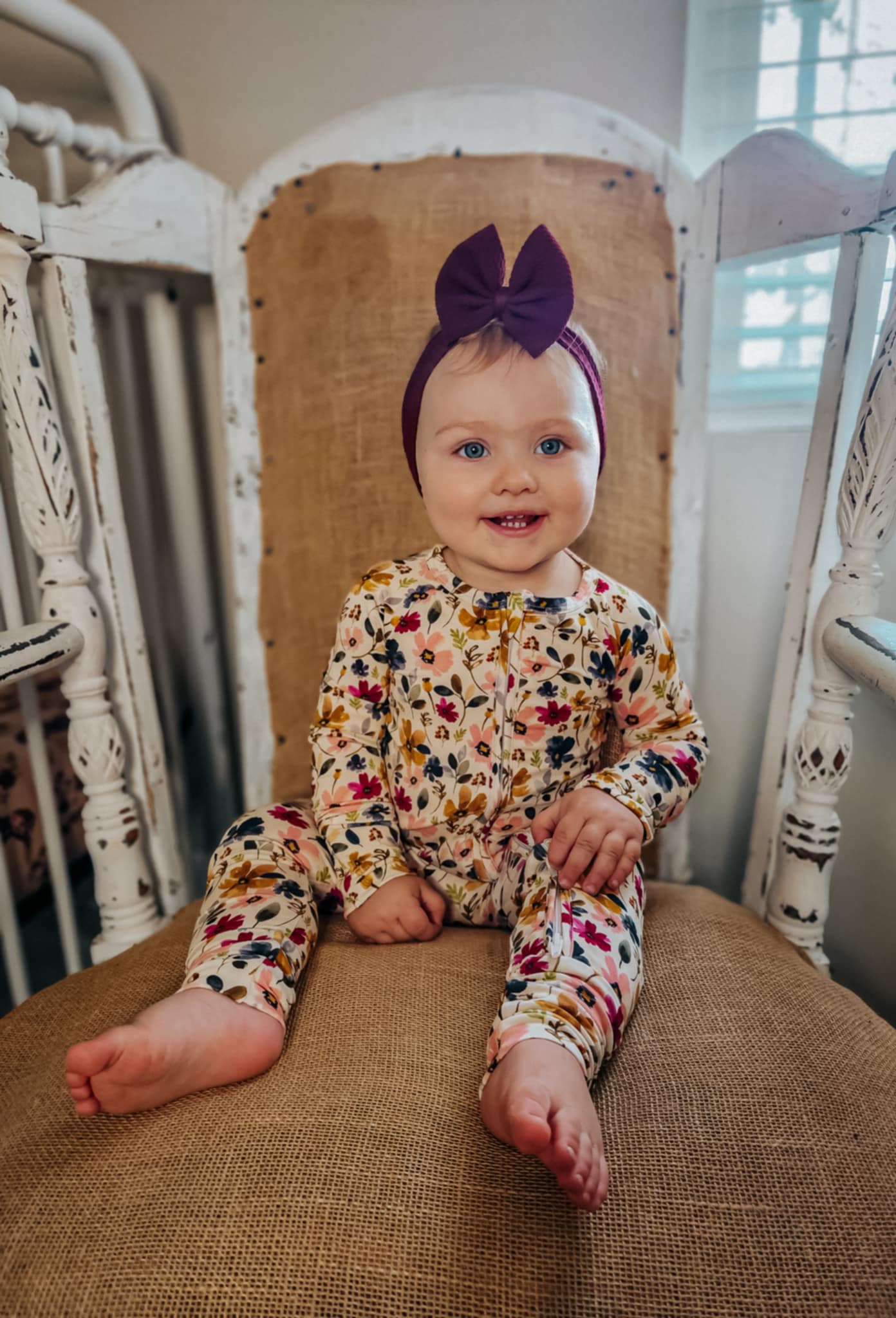 Willows Wildflowers Bamboo Romper Pajamas