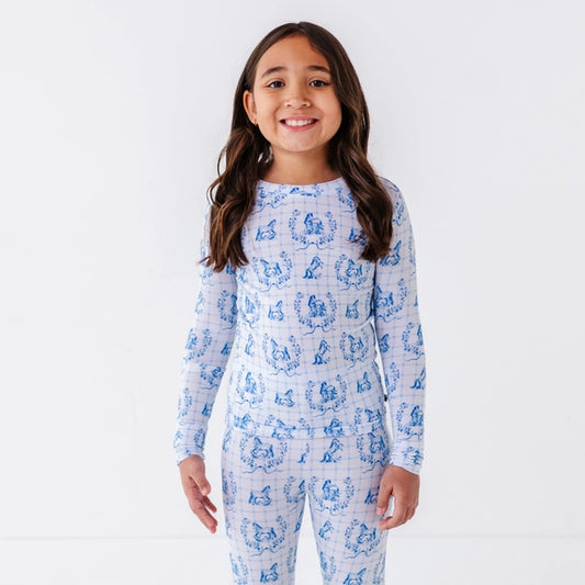 Blue Pony Club Two Piece Bamboo Pajamas