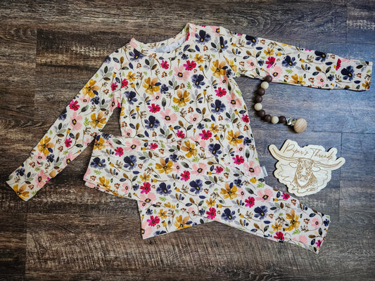 Willows Wildflowers Bamboo Two Piece Pajamas