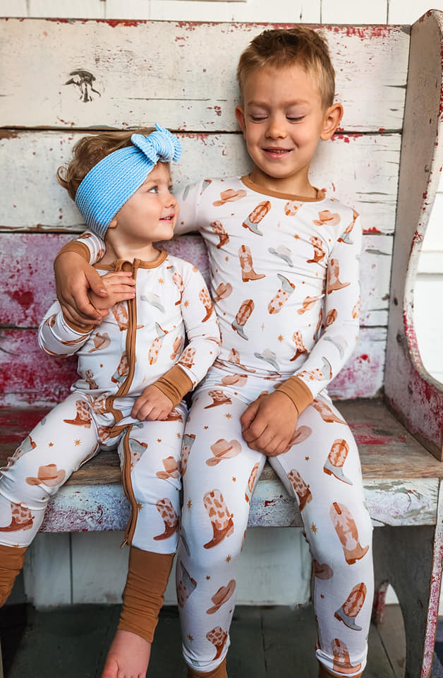 Wrangle Romper Bamboo Pajamas