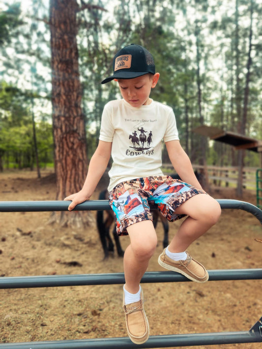 More Cowboys Boys Shorts