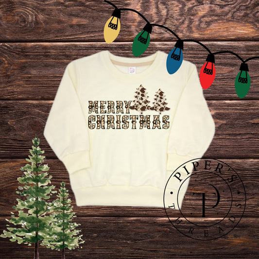 Pre-Order Cowhide Merry Christmas