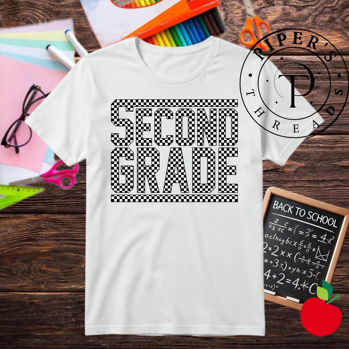 Pre-Order Custom Checkered Grade Shirt