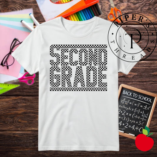 Pre-Order Custom Checkered Grade Shirt