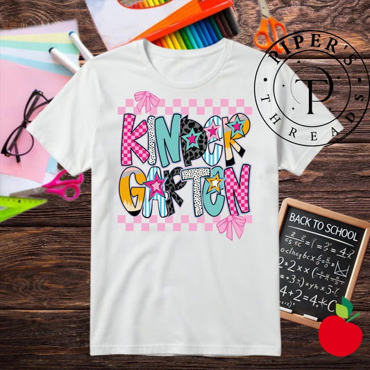 Pre-Order Custom Grade Checkered Girly Collage Shirt