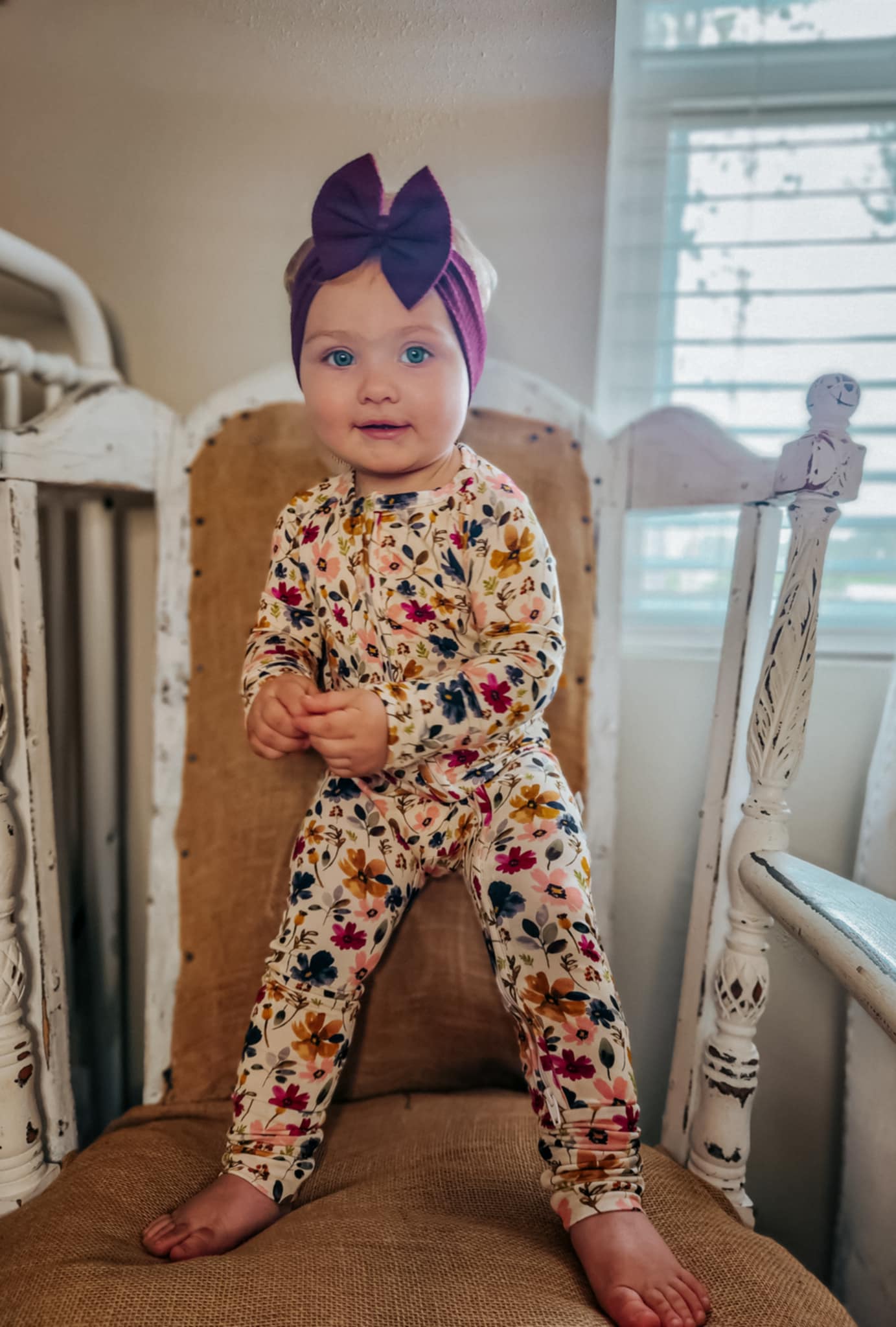 Willows Wildflowers Bamboo Romper Pajamas