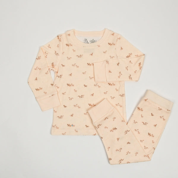 Wild Horses Bamboo/Organic Cotton Pajamas Two Piece